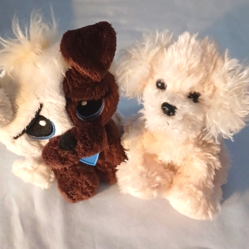 Rescue Pet and Ty pup, pretty choker necklace